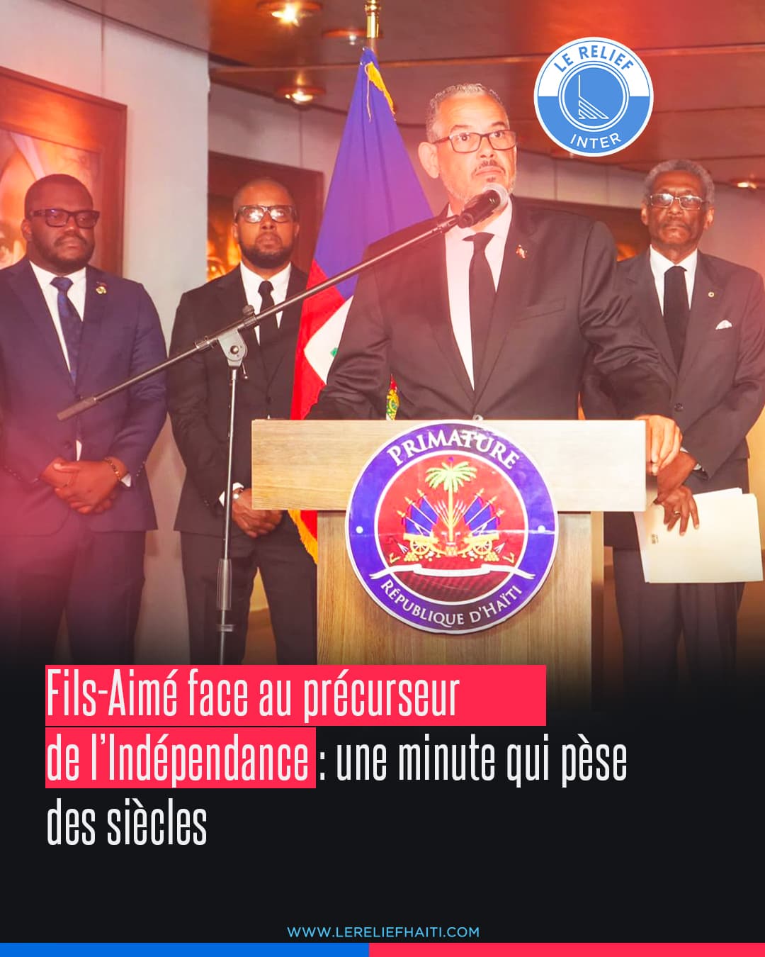Article illustration for Fils-Aimé Faces the Precursor of Independence: A Minute That Weighs Centuries in Actualités