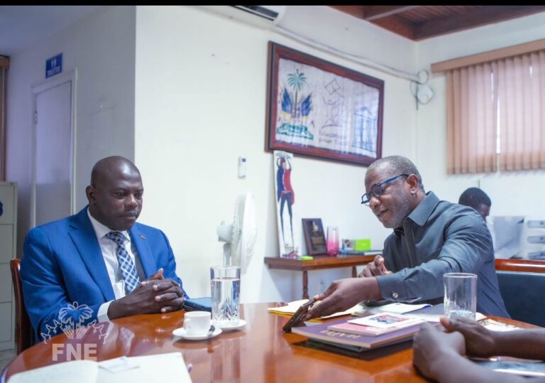 Rencontre entre le Directeur Général du FNE et le Représentant de l’UNESCO en Haïti