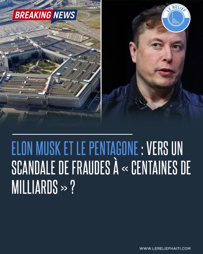 Elon Musk et le Pentagone: Vers un scandale de fraudes à « centaines de milliards » ?