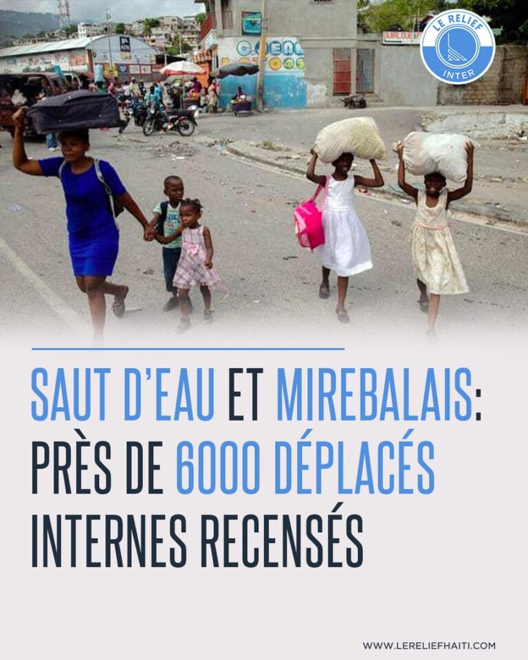 Saut d’Eau et Mirebalais: près de 6000 déplacés internes recensés 