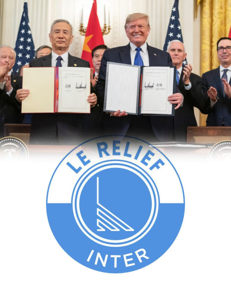 Un accord commercial possible entre les États-Unis et la Chine.