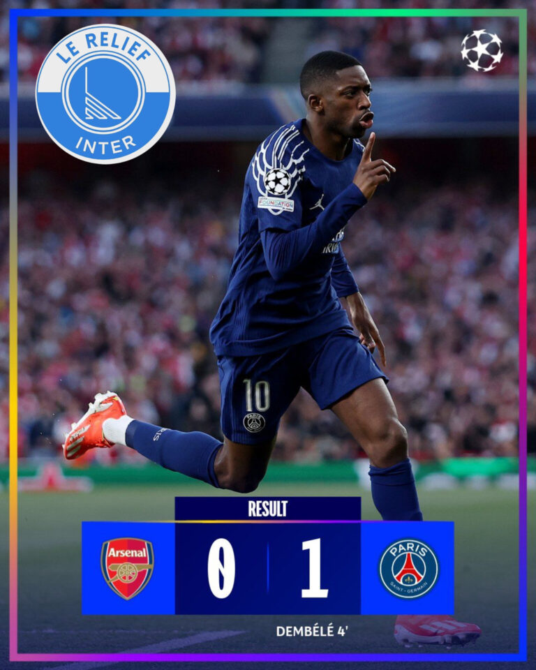 Le PSG frappe fort à Londres : Dembélé offre une précieuse victoire face à Arsenal
