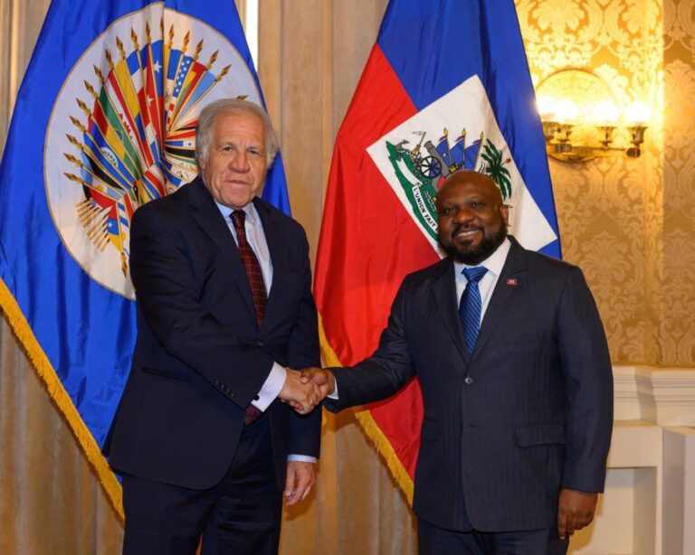 Le Conseiller-Président, Smith Augustin, rencontre le Secrétaire général de l’OEA, Luis Almagro