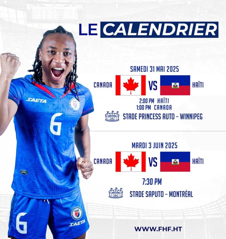 Haïti – Football Féminin : Les Grenadières affrontent le Canada fin mai et début juin