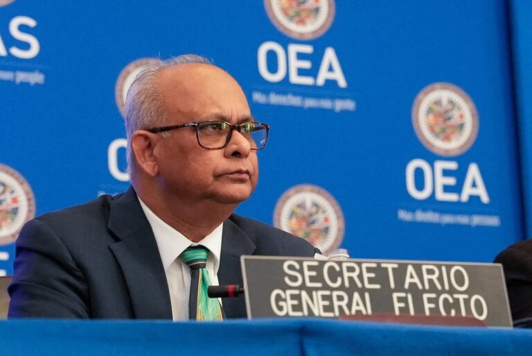 Prise de fonction d&rsquo;Albert Ramdin comme nouveau secrétaire général de l&rsquo;OEA