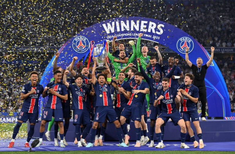 Le PSG sur le toit de l’Europe : une victoire historique 5-0 face à l’Inter Milan en finale de la Ligue des Champions