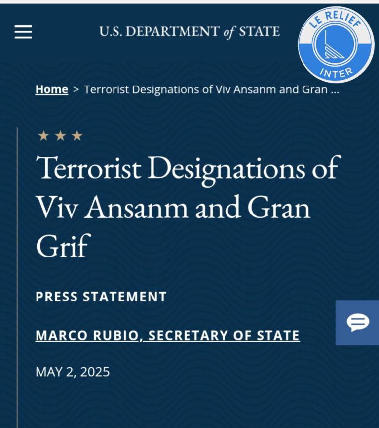 Marco Rubio  Secrétaire d’État Américain