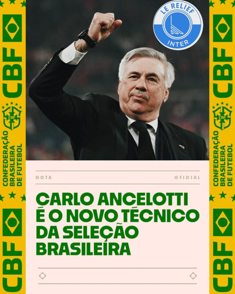 Carlo Ancelotti prend les rênes de l’équipe nationale brésilienne : un nouveau chapitre pour la Seleção