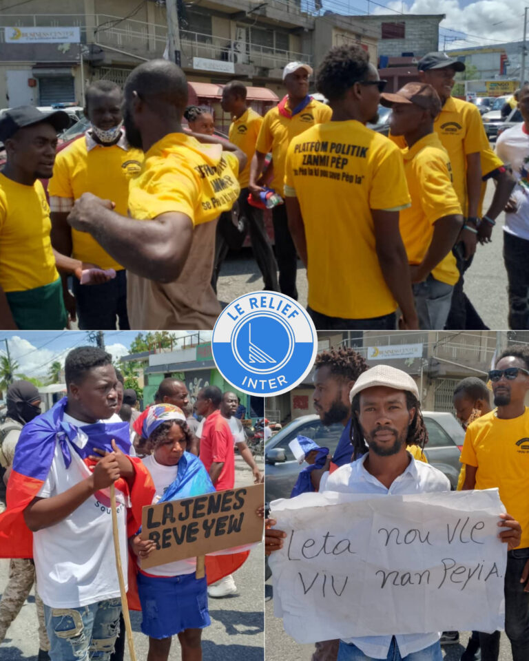 Fête du drapeau: ZANMI PEP dans les rues contre l’insécurité et la mauvaise gouvernance