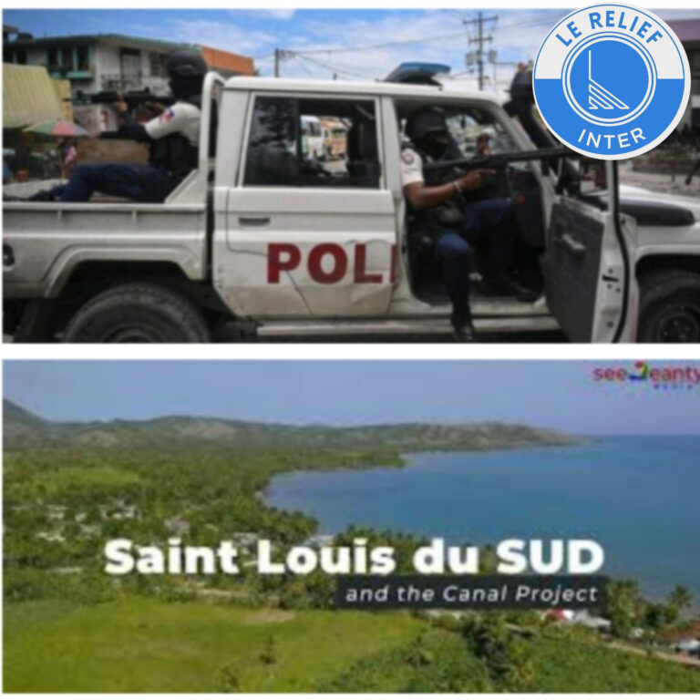 Deux bandits stoppés et un pistolet saisi, au cours d’une opération de police à Saint-Louis du Sud