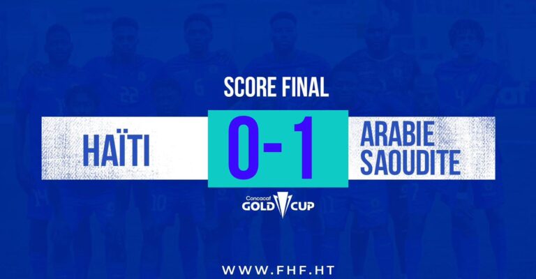 Gold Cup 2025 – Les Grenadiers s’inclinent face à l’Arabie Saoudite (0-1)