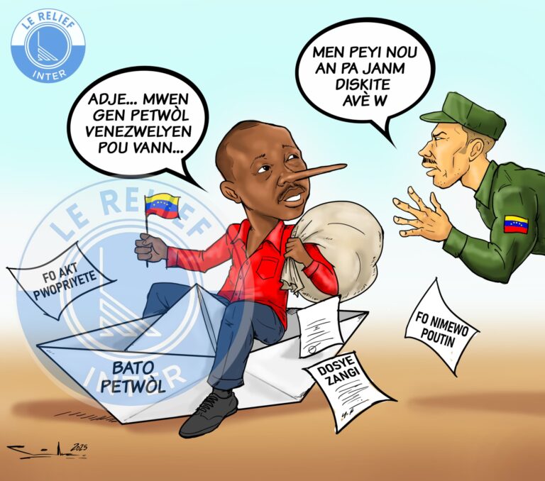 CARICATURE DE LA SEMAINE avec Le Relief