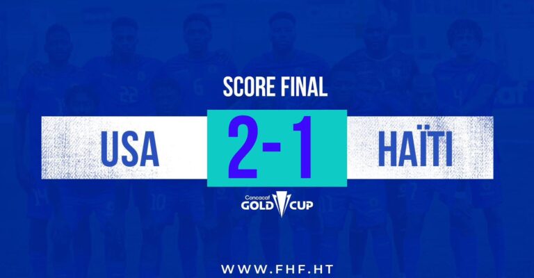 Gold Cup 2025 – Haïti quitte la compétition dès la phase de groupes
