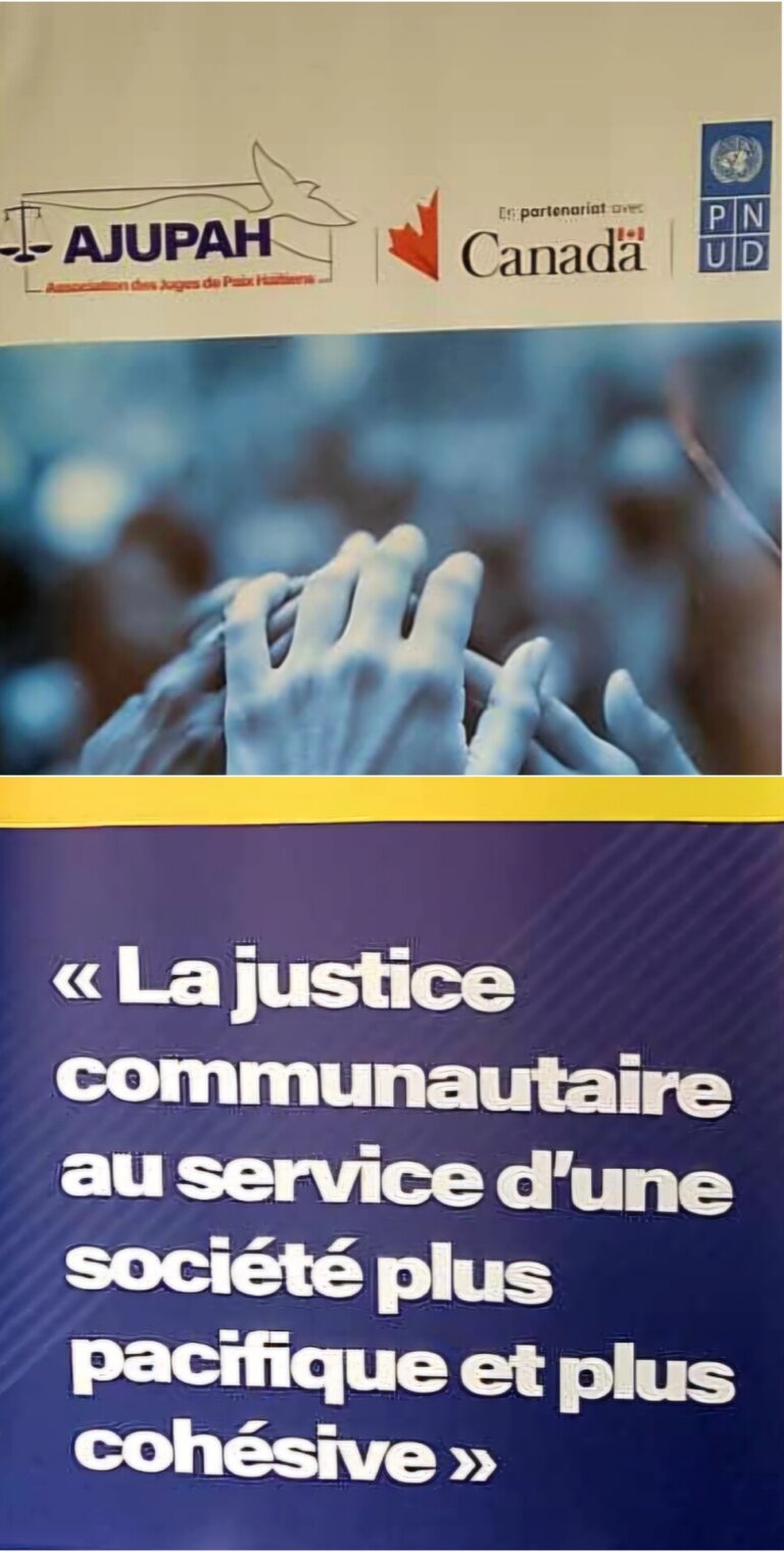 Possibilité d&rsquo;une justice communautaire en Haïti : quelles perspectives ?