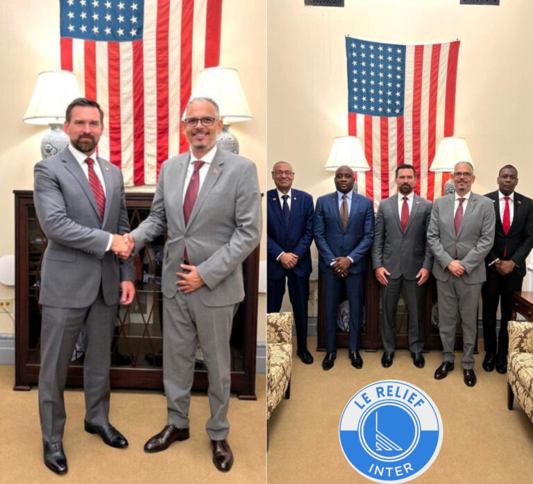 Le Premier ministre Alix Didier Fils-Aimé reçu à la Maison-Blanche