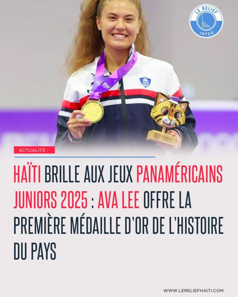 Haïti brille aux Jeux Panaméricains Juniors 2025 : Ava Lee offre la première médaille d’or de l’histoire du pays