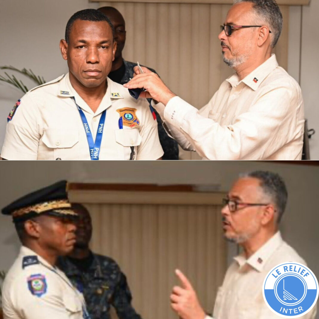 Promotion de l’IG Frédéric Leconte au poste d’Inspecteur Général en Chef de la PNH