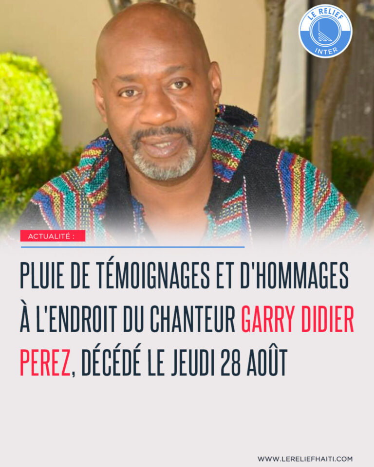 Pluie de témoignages et d&rsquo;hommages à l&rsquo;endroit du chanteur Garry Didier Perez, décédé le jeudi 28 août