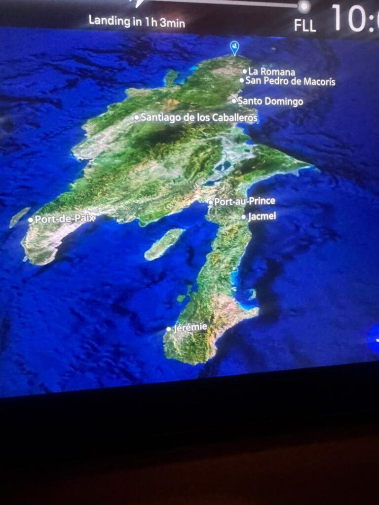 Je n’ai pas vu Haiti sur la carte dans l’avion, voilà ce que je suis venu vous dire aujourd’hui!