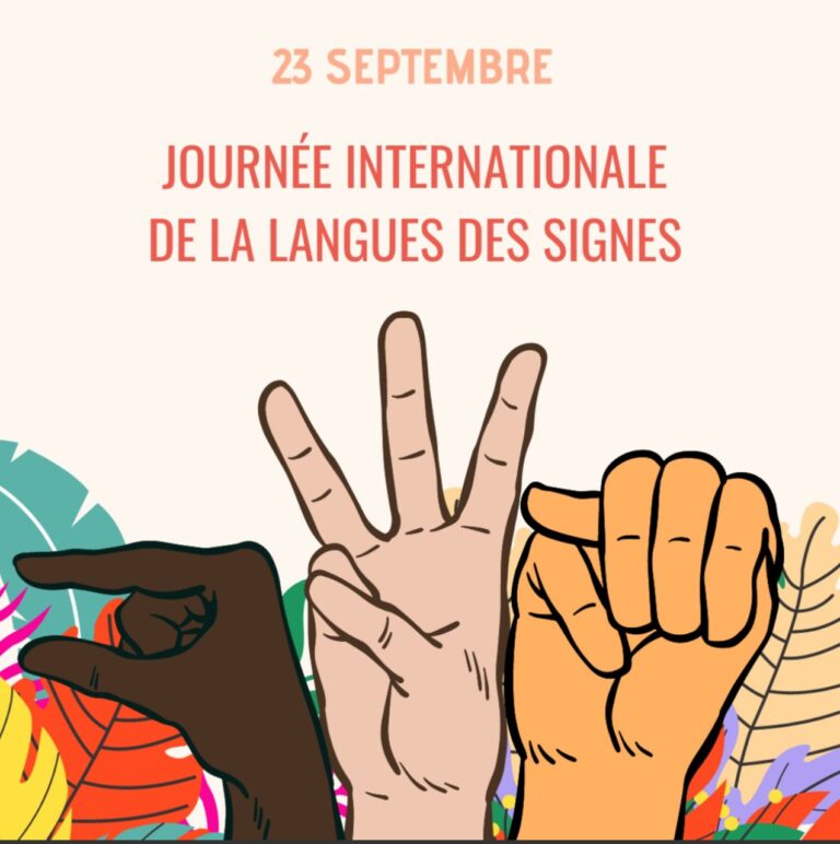 Journée internationale de langue des signes : le BSEIPH plaide pour l&rsquo;enseignement de la langue des signes dans les écoles