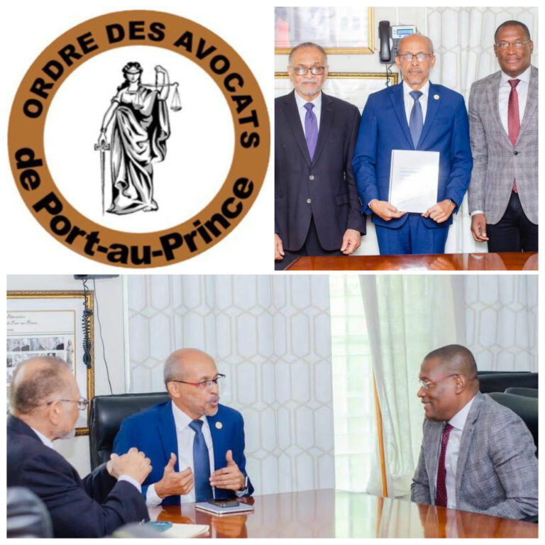 Le Barreau de Port-au-Prince restitue les travaux d’analyse sur le processus constitutionnel en cours