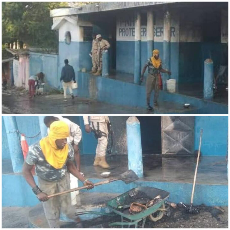 La PNH reprend le contrôle du Commissariat de Bassin-Bleu et maintient sa position