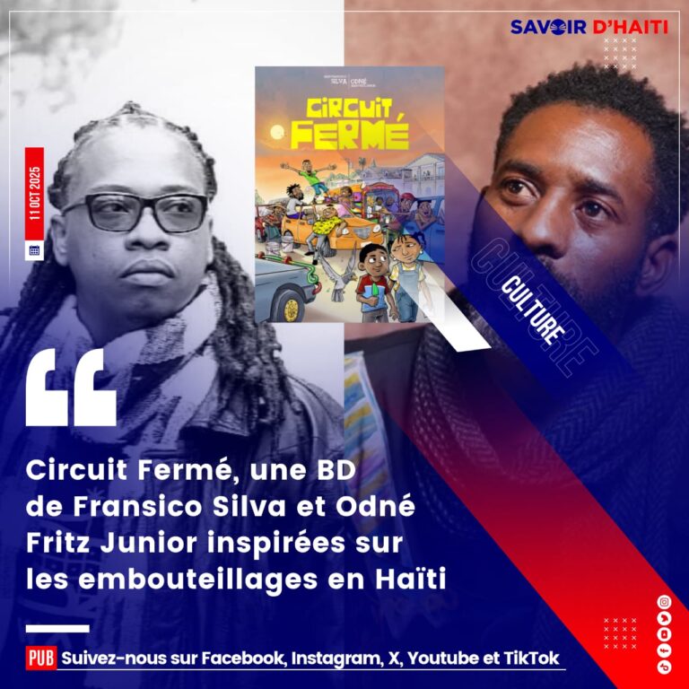 Circuit Fermé est une bande dessinée de 48 planches créée par Jean Francisco Silva et Odné Fritz Junior, publiée en 2022 par la maison d’édition martiniquaise les sucriers. Inspirée par les embouteillages en Haïti, elle met en scène Walky, un personnage imaginé en 2015.