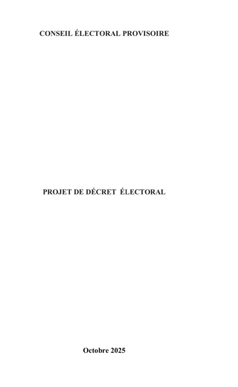 Élections en Haïti : un décret dans le vide ?