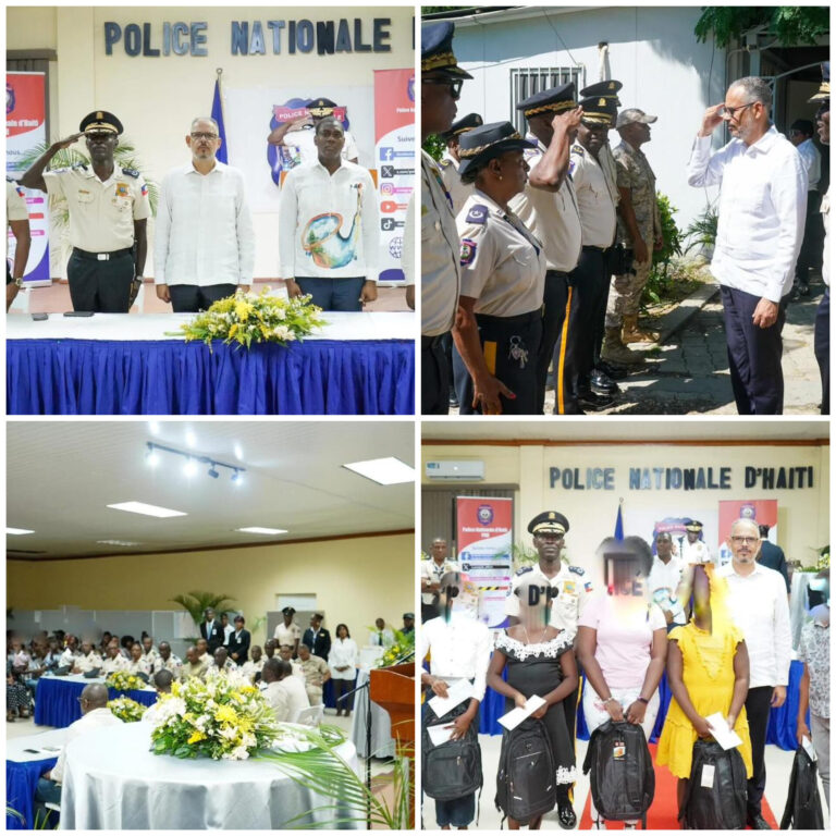 Des kits scolaires distribués par la Primature aux enfants des policiers tombés en service