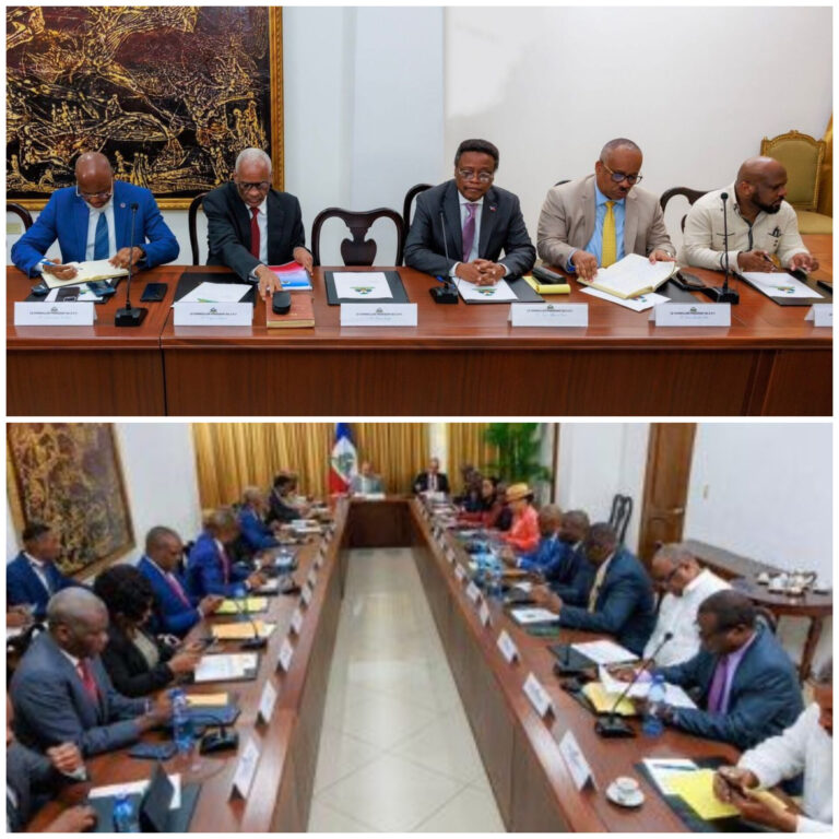 Haïti: Les Conseils des ministres se tiendront désormais au Palais national, le gouvernement Fils-Aimé montre ses muscles