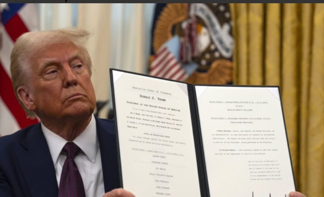 Décret présidentiel : Trump publie une liste de 77 graciés