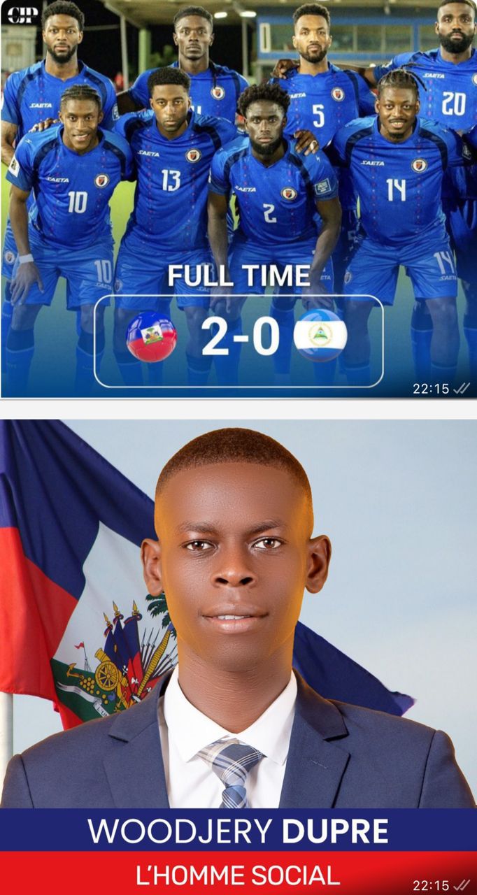 MESAJ FELISITASYON POU SÉLECTION NASYONAL AYITI