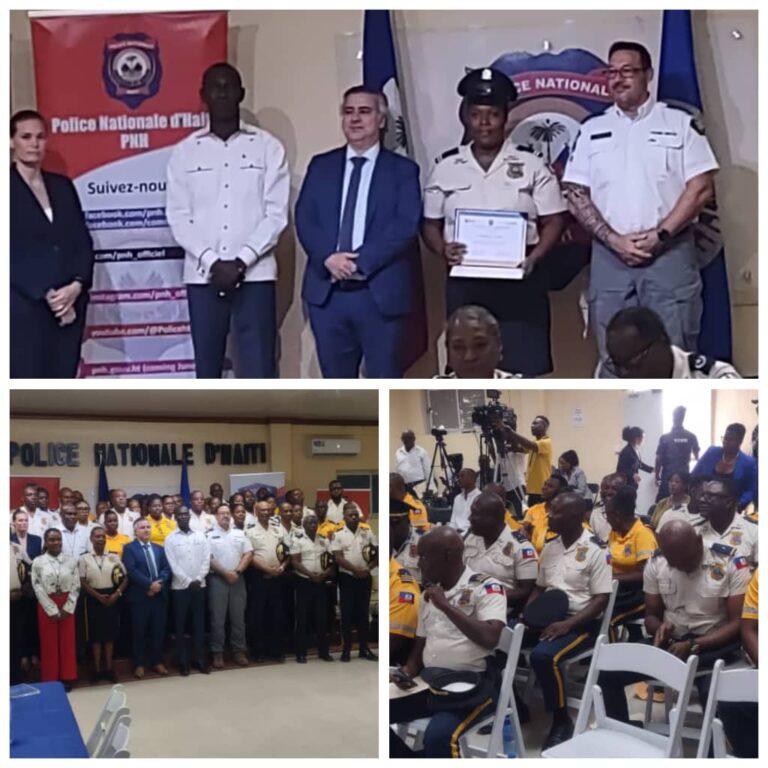 Une cinquantaine d’agents de la PNH certifiés formateurs en police communautaire