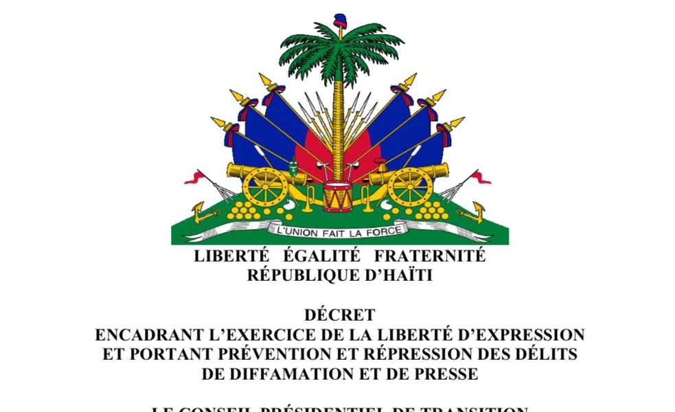 Haïti: SOS Journalistes alerte sur une tentative de bâillonnement de la presse