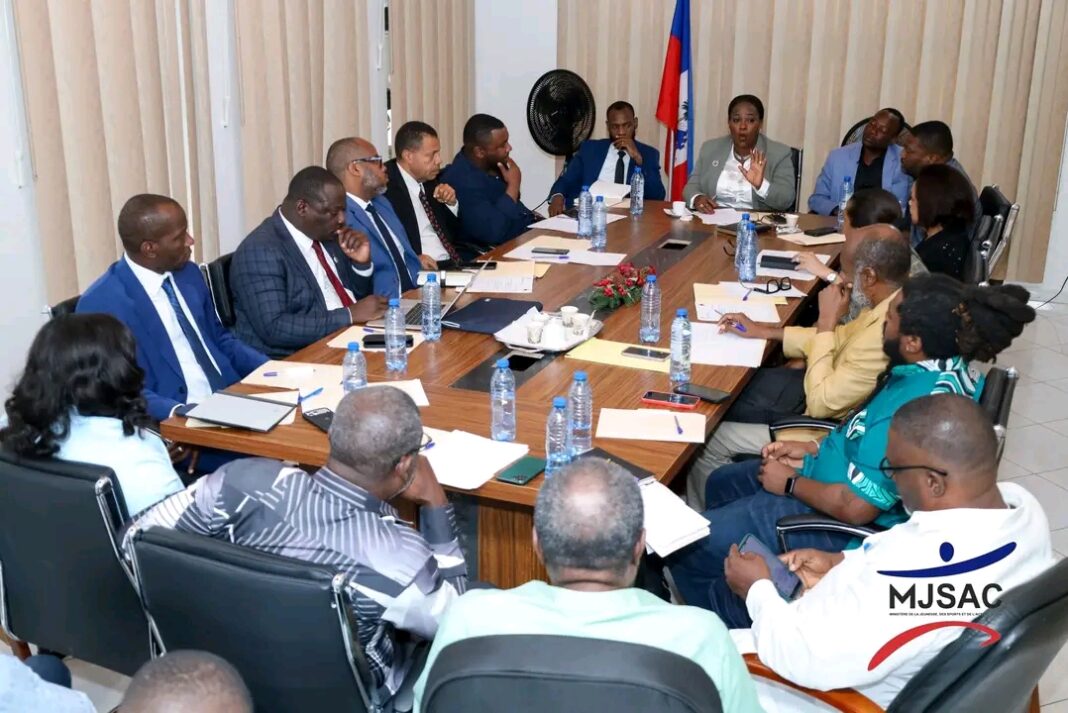 Haรฏti: prรฉparation pour la Coupe du monde FIFA 2026, le MJSAC mobilise les acteurs nationaux