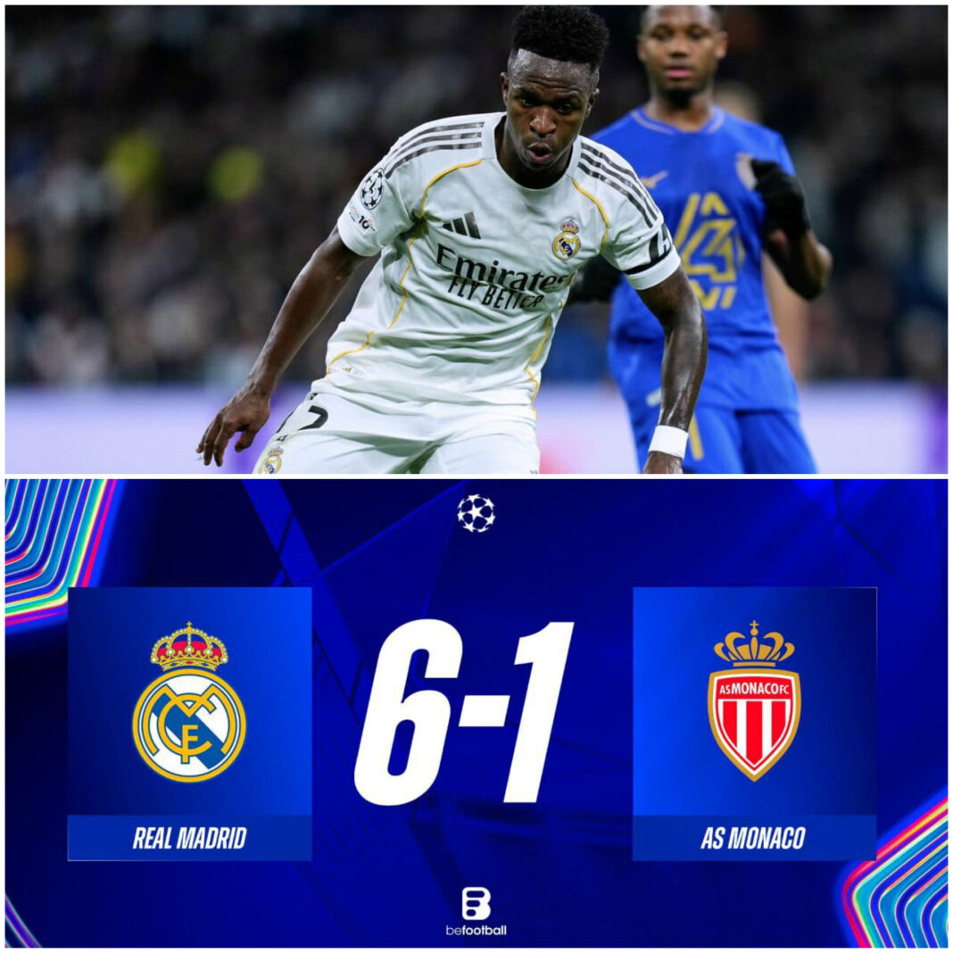 Ligue des champions : Quand le Real de Madrid met l’ AS Mona-K.O