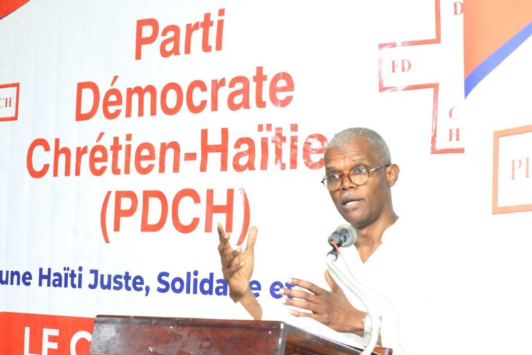Parti Démocrate-Chrétien Haitien (PDCH)COMMUNIQUÉ DE PRESSE