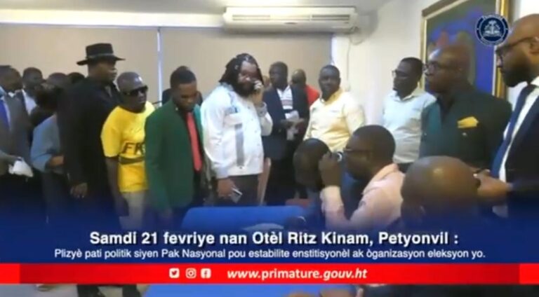 Pacte national pour la stabilité : un consensus politique pour légitimer le pouvoir