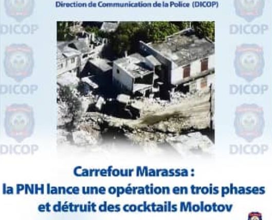 Offensive musclée à Marassa: la PNH neutralise des membres de «Viv Ansanm» et rase un dépôt de cocktails Molotov