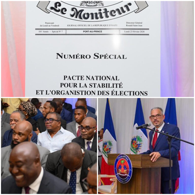Pacte national : le gouvernement scelle un accord pour la stabilité et les élections